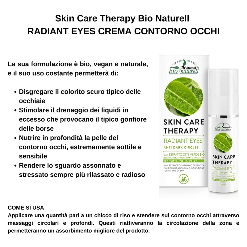 Vitamin Organic Natural Radiant Eye Anti-Dark Circles 30 ml
