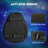 CERITORN Motorcycle Gel Seat Cushion, 3D Honeycomb Shock-Absorbing, Hollow and
