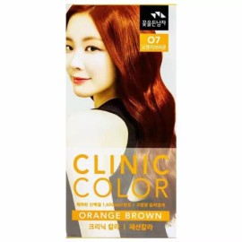 Manicure/MJ Haircare or possibly a variant of 'Manicure', exact translation to English is uncertain but likely 'MJ' 희머리 염색 염색약 미장센 오렌지 새치머리 브라운 새치 Gray Hair Dye, Manic Panic Orange Highlight Brown Highlight