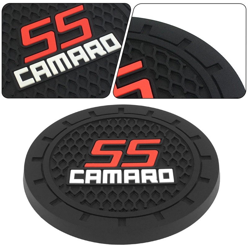 Car Cup Holder Coaster for Camaro SS Series Recessed Silicone