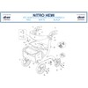 Replacement Parts for Drive Nitro Hemi Height Rollator, 10266-H (2.