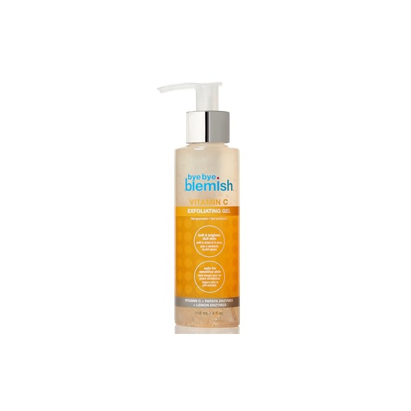Bye Bye Blemish, Gel exfoliante facial con Vitamina C, 118ml