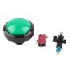 Arcade Buttons, 60mm Big Convex Button Big Dome 2‑Foot Switch