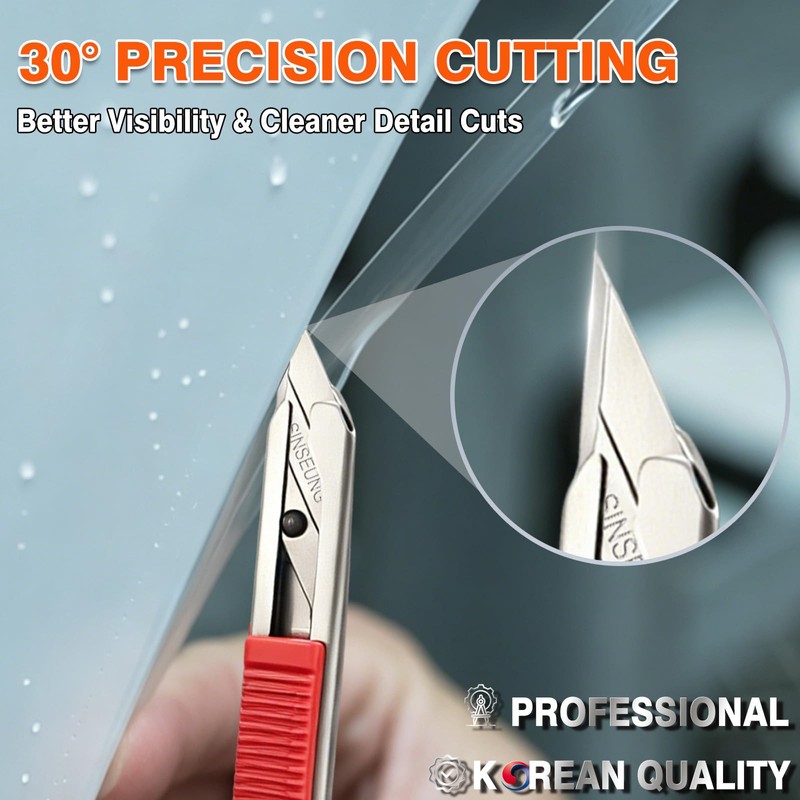 SINSEUNG 9mm Auto Lock Utility Knife with 30 Degree SK2