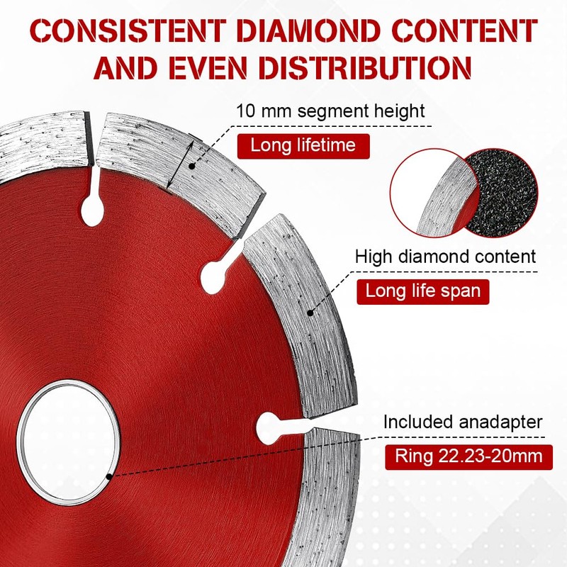 Flintronic Diamond Disc 115 mm, Pack of 2 Diamond Cutting