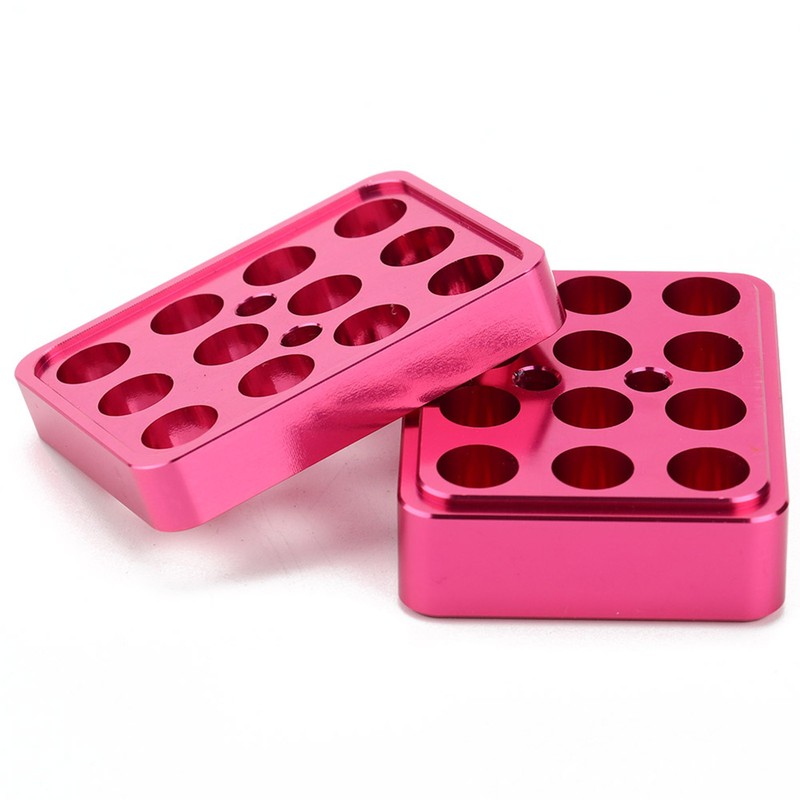 12 holes 9.3mm DIY AluminumLipstick Mold Lipstick Fill Mold Making