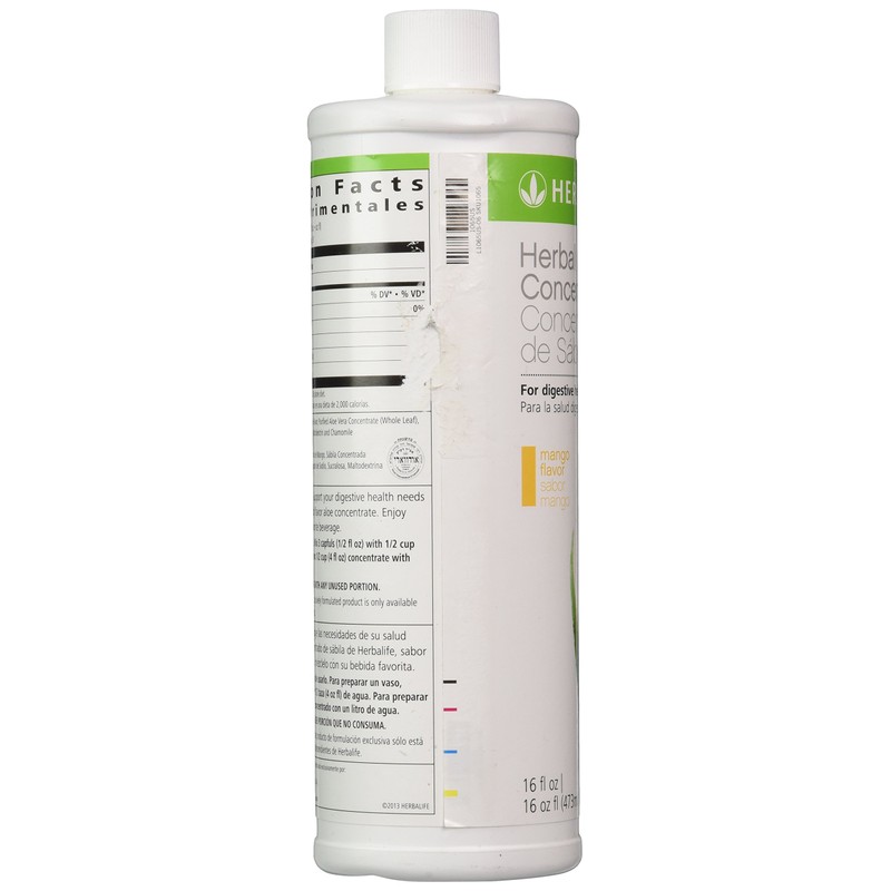 Herbalife Herbal Aloe Drink (Concentrate)16 oz - New Mango Flavor!