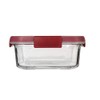 Keter Cook glass container, transparent / red, 33 x 18