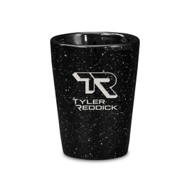 Rico Industries NASCAR Racing Tyler Reddick 2oz Ceramic Shot Glass for Fans, Laser Engraved in Team Color Single Shot Glass