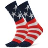 bysock American Flag Toe Socks For Men Or Women Crew