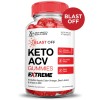 Justified Laboratories Blast Off Keto Extreme ACV Gummies 2000MG Apple