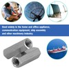 5 Pcs M12 x 1.75 x 36mm Long Rod Coupling