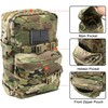 Tactical Mini Molle Hydration Pack,Molle Hydration Carrier with US Flag