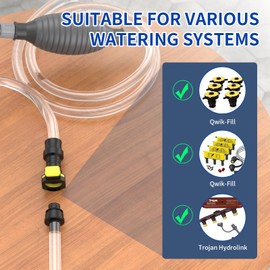 Golf Cart Water Filler for Flow Rite Pro Fill Watering System, Hand Water Pumb for Trojan HydroLink Watering System (Golf Cart Water Filler)