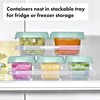 OXO Tot 12-Piece Baby Blocks Food Storage Container Set -