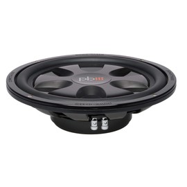 Powerbass S10TD 10-Inch Dual 4 Ohm Thin Subwoofer