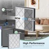 Luripid HE401 Air Purifier Filter Replacement Compatible with Sh-ark Air