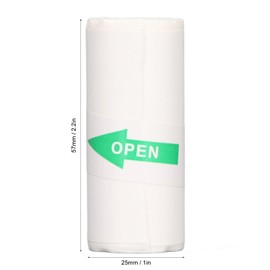 57x25mm 10 Rollos de Papel Térmico Rollos de Recibos Mini Impresora Térmica, Papel de Mini Impresora Pegatinas Papel para Terminales POS Cajas Registradoras