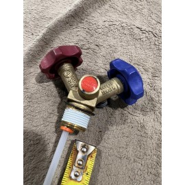 ECG Y-Valve for Refrigerant Recovery Cylinders