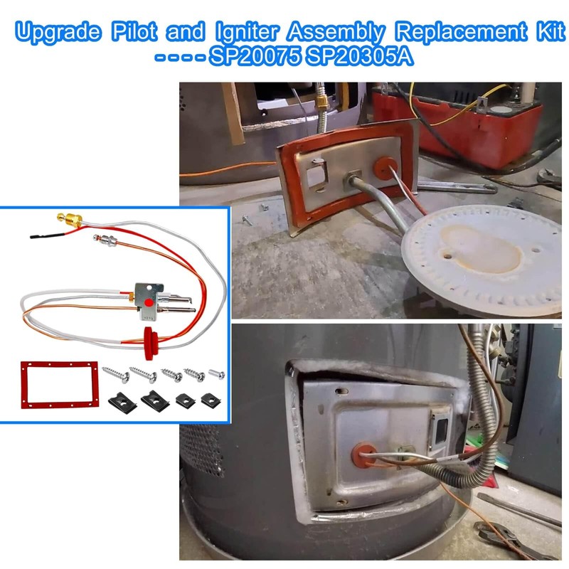 Upgrade Pilot and Igniter Assembly Replacement Kit SP20075,for Natural Gas