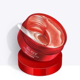 [Red Eye Box] 60pcs Collagen Eye Mask Gel Eyes Patches  Moisturizing Hyaluronic Acid Remover Dark Circles Anti Age Red Sleep Masks