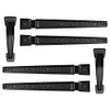 Coach House Signature Décor Garage Door Hardware - Black Carriage