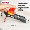 fontal Handheld Mandolin Slicer Vegetable Chopper For Kitchen Food Slicer,Cutter,Dicer,Grater