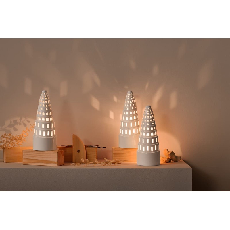Kähler Long Church Urbania Lighthouse Danish Design White