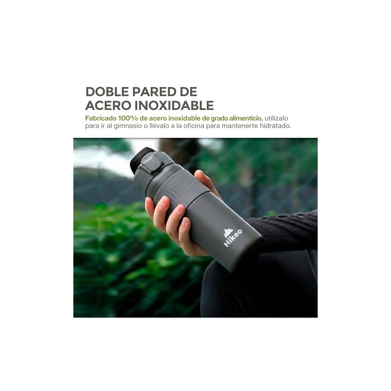 Hikeo Termos para Agua Café y Té 2 Pzas 580