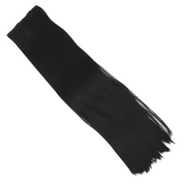 Gatuida Long Straight Hair Piece Clip-In Extensions for Women 5-Piece Set High Temperature Synthetic Hair Natural Look Suitable for Daily Wear