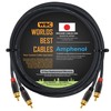 2.5 Meter RCA Cable Pair - Made with Mogami 2964