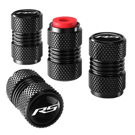 4PCS Tire Valve Stem Caps Compatible with Chevy Camaro RS Auto Accessories, Aluminum Tire Valve Cap Set, Corrosion Resistant, Universal Stem Covers for Cars Trucks Motorcycles SUVs Bikes