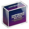 Happyseason Booster Box Acrylic Case, Magnetic Stacking Design, Rounded Edges,