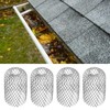 ALI2 4 Pieces Gutter Gutter Grids Aluminium Gutter Grille Drip