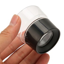 Tyenaza LumiLoupe 10x Standing Magnifier Portable Durable Cylinder Magnifier Table Magnifier for Jewellery Assessment, Stamps, Photographs, Coin Stamp