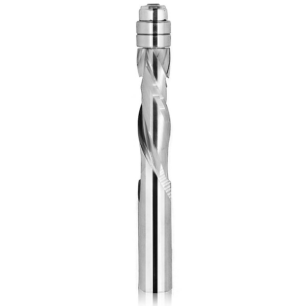 UP/Down Cut Spiral Flush Trim Router Bit,1/2 Shank Extra Long