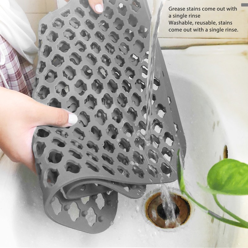 Hollow Insulated Kitchen Sink Mat Non Slip Multi Functional Large