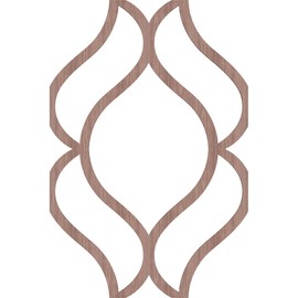 Ekena Millwork WALW16X23X0250VILWA Medium Villarreal Decorative Fretwork Wood Wall Panels, Walnut