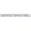 Shinwa Sokutei 13202 Straight Silver Scale W Left Base Point