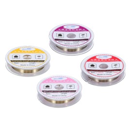 QUARKZMAN Pack of 4 100 m/328 ft Molybdenum Screen Cutting Wire Line Telephone LCD Cutting Wire Glass Cutting Tool 0.05/0.06/0.08/0.1 mm