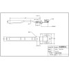 Kay Enterprise Trailer Latch 5" Zinc PLated Cam Bar Latch
