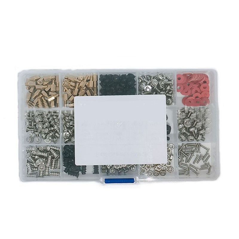 502PCS Computer Screw Assortment Set Carbon Steel Standoff Washer Kit