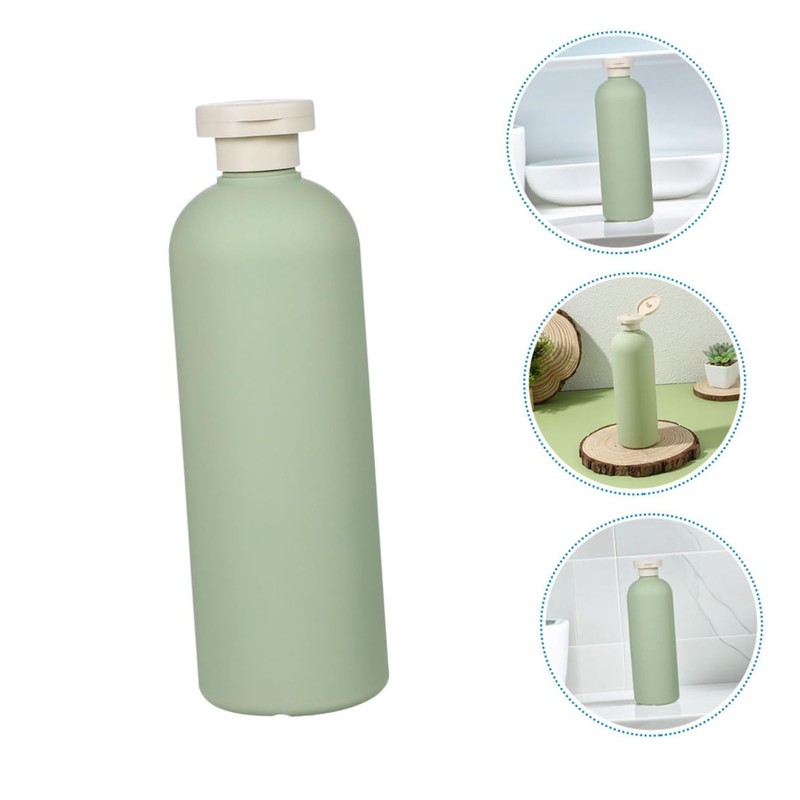 SHOWERORO Leakproof Hdpe Pp Squeeze Bottles for Travel Flip Cap