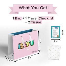 Ioly's Baby Shower giftbag with Tissue paper Gender reveal baby giftbags medium baby giftbags for baby shower giftbags for girls boys kids happy birthday bolsas de regalos Unisex gender reveal goft bags (1)
