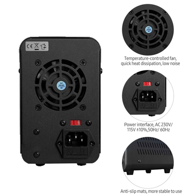 Bench DC Power Supply Variable 120V 3A Digital Display Adjustable