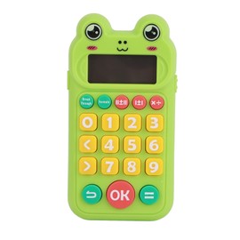 Kids Oral Arithmetic Toy Clear Voice Prompts LCD Screen Portable Arithmetic Exercise Toy for Entertainment for Learning Green