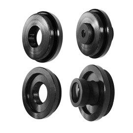 LUCHONG 2PCS/Lot Metal M12/C M12/CS Lens Mount Adaptor Zinc Alloy M12 to CS or C Mount Adapter Converter Ring (M12-C-CS) for Security CCTV Camera