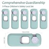 KIZZHISI 5Pack Child Proof Refrigerator Lock, Baby Proofing Cabinet Locks,