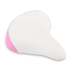 EIRONA Wide Kids Bike Seat for Girls Bike, Comfortable Kids Bike Seat Fit for 12 14 16 18 20 inch Mountain Road Bicycle, Pink