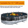 Adnee 33X18 Ft Oval Swimming Pool Leaf Net Cover,Pool Mesh